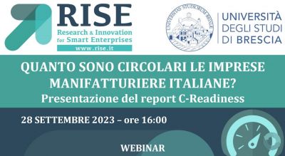 QUANTO SONO CIRCOLARI LE IMPRESE MANIFATTURIERE ITALIANE? Presentazione del report C-Readiness